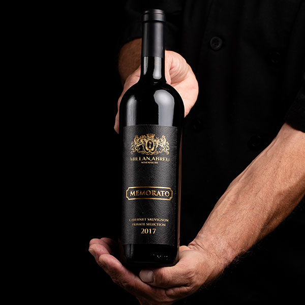 Memorato Red Wine Bottle